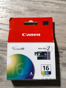 🔥Genuine CANON 16 Color Ink Cartridges TWIN PACK ChromaLife100 Sealed Box PIXMA - Picture 1 of 5