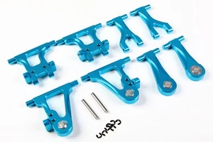 TT-02 Aluminum  Front Rear Upper Lower Suspension Arm Set for RC Car Tamiya TT02 - Picture 1 of 6