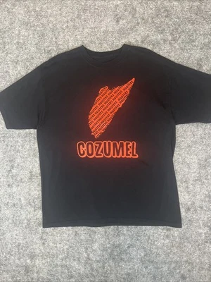 Camiseta Hooters Cozumel México Negra Hombre Talla Grande Foto 1 de 4