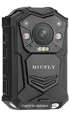 MIUFLY 1296p HD 32GB Waterproof Police Body Hidden Cameras - Image 1 of 3