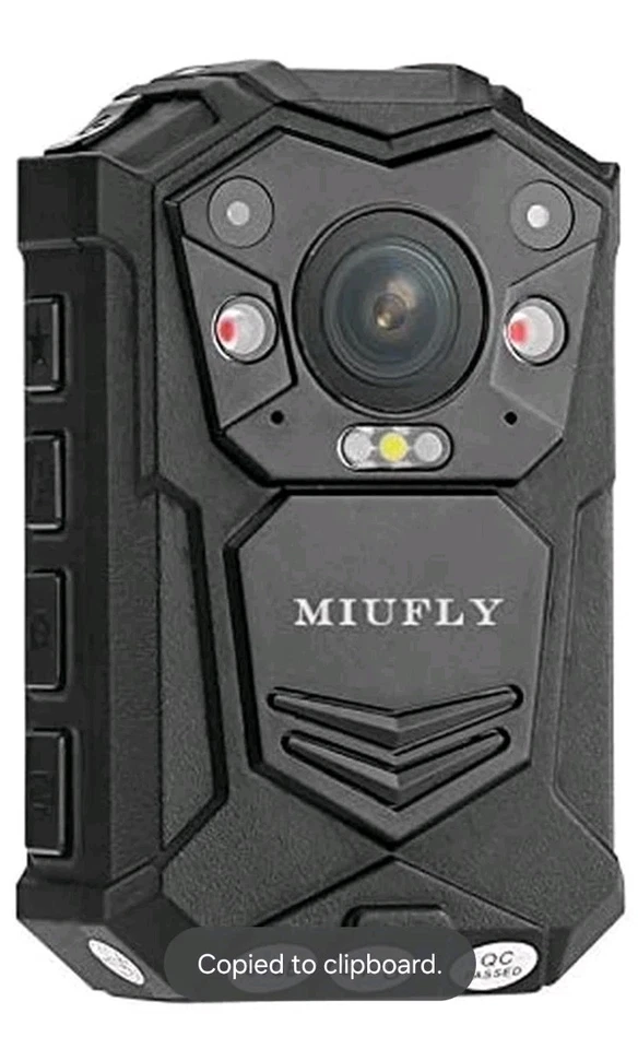 MIUFLY 1296p HD 32GB Waterproof Police Body Hidden Cameras - Image 1 of 3