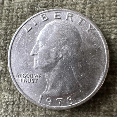 1978 Quarter No Mint Mark - Rare, In Circulation, Ungraded - Image 1 of 4