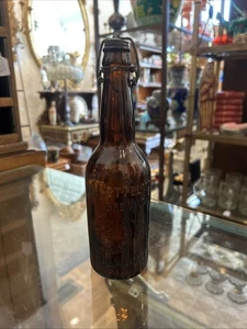 NICE AMBER BEER A. GETTELMAN BREWING CO. MILWAUKEE W/Cap Bail Pre-Pro - Picture 1 of 7