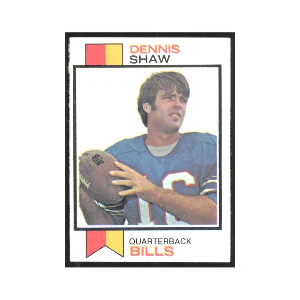 1973 Topps Dennis Shaw Bills #525 - Image 1 of 3