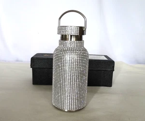 350 ml Edelstahl Trinkflasche mit funkelndem Kristall Design - Bild 1 von 7