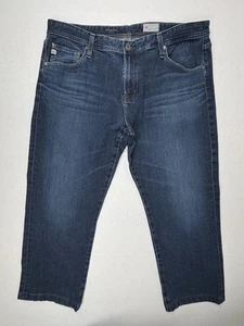 AG Adriano Goldschmied The Graduate Tailored Leg Jeans Mens 39X26 Short Whiskers - Picture 1 of 9