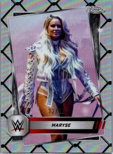 2025 Topps Chrome WWE - Maryse #109 Steel Cage Refractor 32/37 - Picture 1 of 2