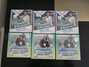 Mega caja de béisbol Bowman 2020 y 2021 cromada lote de 6 - Imagen 1 de 4