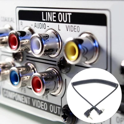 Durability PVC To 2.5mm Spring Coiled Flash Syncing Cord Stretchable Wire 1meter - Image 1 of 4