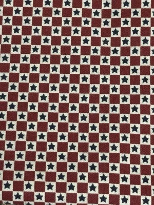 1  1/2 YARDS Fabric Traditions Cotton AMERICA PATRIOTIC STARS 4TH 0F JULY  - Image 1 of 2