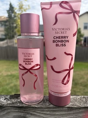 Victoria's Secret Cherry Bonbon Bliss Fragrance Mist Body & Lotion Set - Image 1 of 2