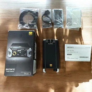 SONY PHA-2 Black Portable Headphone Amplifier High-Resolution Audio DAC Tested - Picture 1 of 8