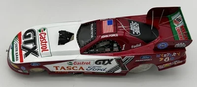 NHRA 1/24 John Force TASCA Castrol GTX MAC Herramientas 1/1.299 Autografiado Foto 1 de 4