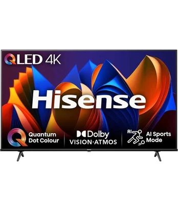 Hisense 65E77NQTUK-PRO 65" QLED 4K Ultra HD Smart TV 144Hz Refresh Rate - Image 1 of 4