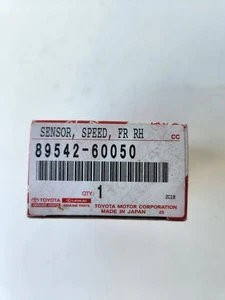 89542-60050 Original Toyota SENSOR VELOCIDAD DERECHO DELANTERO Y TRASERO 8954260050 OEM - Imagen 1 de 2