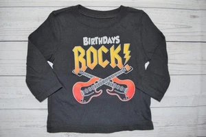 Kleinkind Jungen Größe 12M JUMPING BEANS Geburtstage ROCK Langarmshirt Oberteil Gitarren - Bild 1 von 2