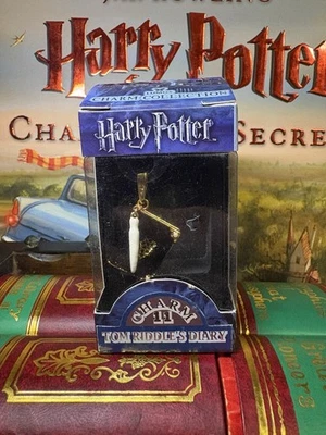 NEW HARRY POTTER NOBLE COLLECTION LUMOS BRACELET CHARM TOM RIDDLES DIARY J.K. - Image 1 of 4