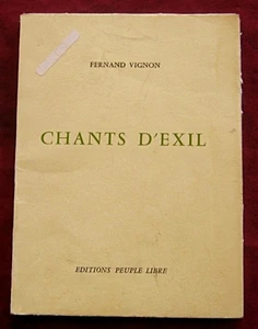 Selten. Exillieder. Fernand Vignon. Freies Volk. 1973. - Bild 1 von 4