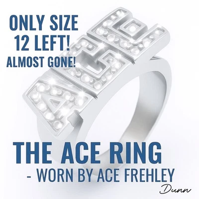 KISS “Ace Frehley” Ring! The same ring Ace wears! (Free KISS necklace) - Image 1 of 4