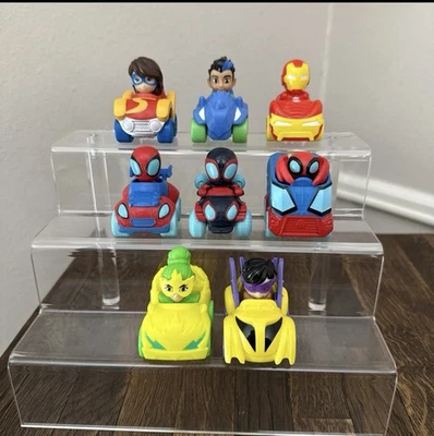 Marvel Spidey Amazing Friends Amazing Minis lote Disney Junior Foto 1 de 4