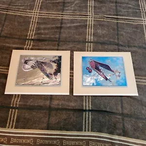 2 World War I Aircraft Postcard Prints Ready To Be Framed In 8x10 Frame Aviation - Picture 1 of 14