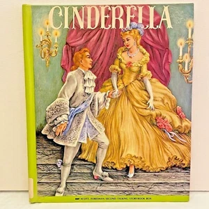 Aschenputtel 1954 mit Schallplatte! - Scott Foresman zweites sprechendes Geschichtenbuch Box-Serie - Bild 1 von 11