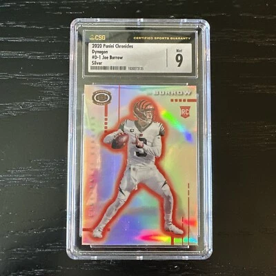 2020 Panini Chronicles - Dynagon Rookies Silver Prizm #D-1 Joe Burrow (RC) - Image 1 of 2