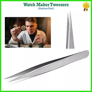 Tweezers, Pointed Tweezers for Craft, Electronics, Soldering, Jewelry & Watch - Picture 1 of 6