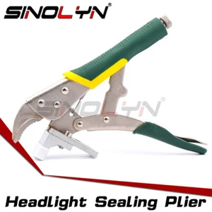 Headlamp Retrofit Tool Plier Clamp Sealing Auto Headlight Cover Projector Lens - Picture 1 of 8