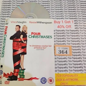 Four christmas DVD disc and artwork only. Save £s. Eco. - Picture 1 of 1