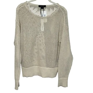Sanctuary offener Strickpullover Größe Small sandmuschelfarben cremefarben NEU 89 $ - Bild 1 von 8