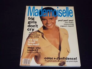 1990 FEBRUARY MADEMOISELLE MAGAZINE NADEGE DUBOSPERTUS - FASHION ISSUE - PB 1960 - Picture 1 of 2