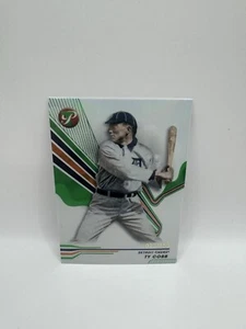 2024 Topps Pristine Ty Cobb Green Refractor /150 - Picture 1 of 2