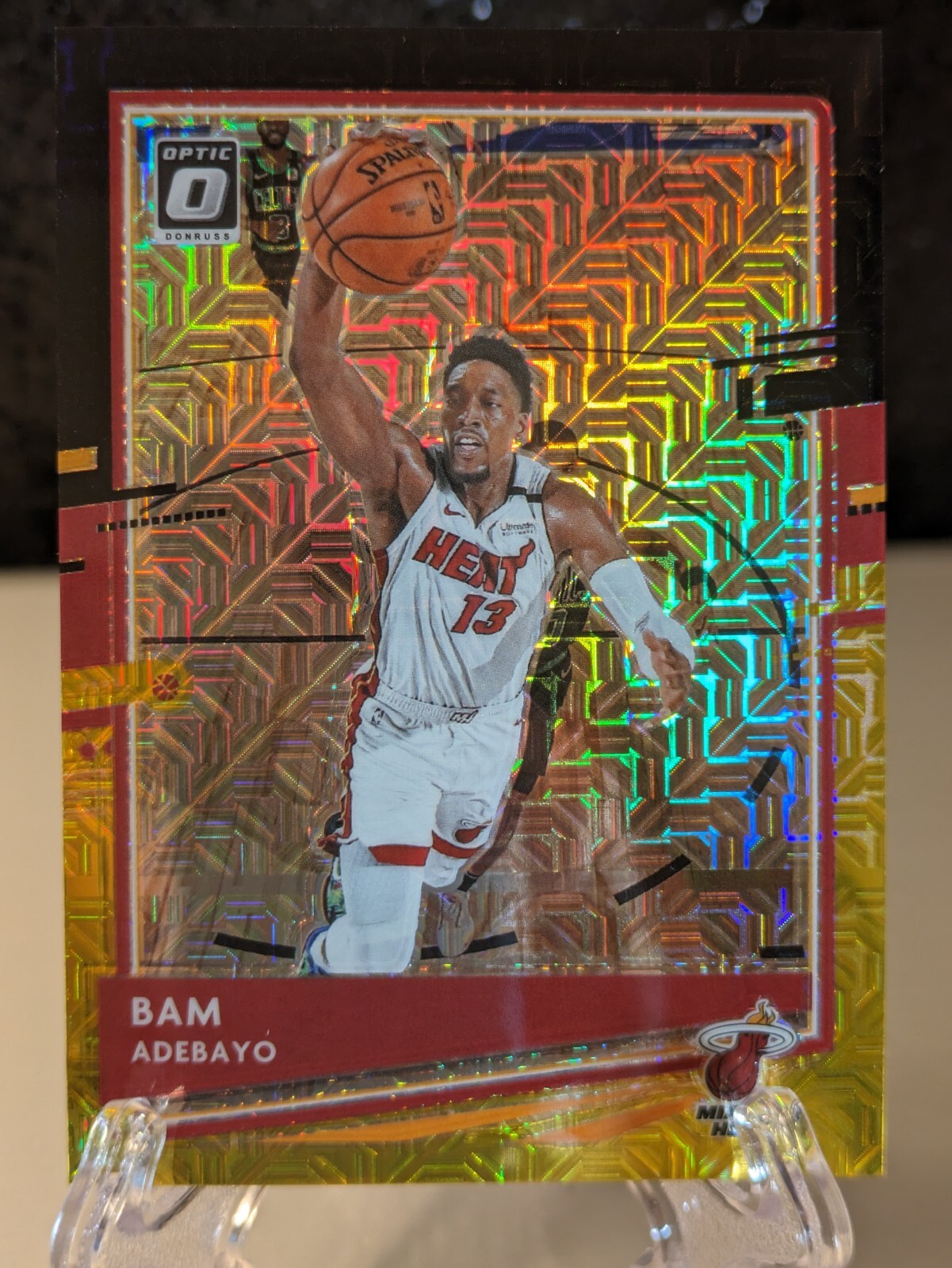 Bam Adebayo 2020 Optic #52 Choice Black & Gold /8 Price Guide