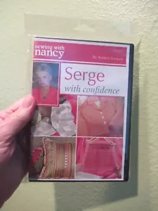 Serge with Confidence DVD Nähen mit Nancy BRANDNEU VERSIEGELT - Bild 1 von 2