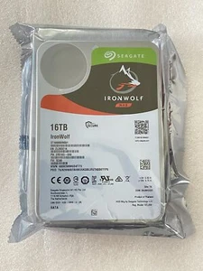 NEW Seagate IronWolf ST16000VN001 16TB 3.5" SATA 7200rpm Internal Hard Drive - Photo 1/5