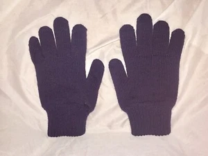 6 USGI US Army NOS NEW Dark Blue VO21 Type 75% Wool Gloves, Size 1 in Box - Picture 1 of 4
