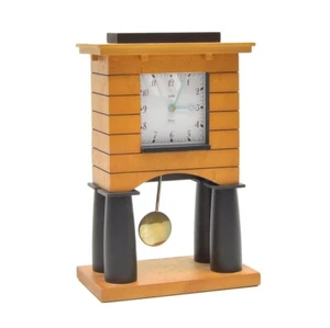 NOS Alessi Maple Mantel Clock Designed by MICHAEL GRAVES Modernist Pendulum - Picture 1 of 14