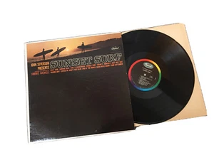 1960s JOHN SEVERSON PRESENTS Surfer Mag SUNSET SURF Haskell Campbell LP MONO EX - Picture 1 of 12