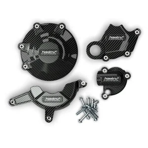 For Ducati 848 2008-2013 Carbon Fiber Motorcycle Engine Protection Cover - Picture 1 of 9