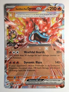 Hearthflame Mask Ogerpon ex 017/131 - Prismatic Evolutions Pokemon Card NM - Bild 1 von 2