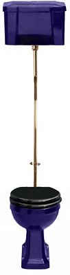 TRTC Doulton Blue High Level Toilet - Various Finishes - Image 1 of 3