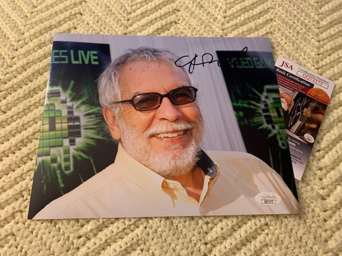 Nolan Bushnell signed 8 X 10 Photo Autographed JSA Authentication COA Atari Cover