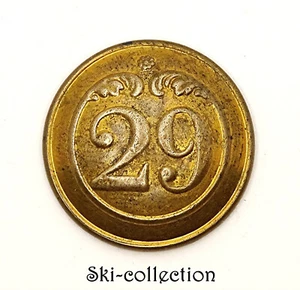 Button 29° Infantry Regiment, Troops (1844-1871) NAPOLEON III°. 23 Mm - Picture 1 of 3