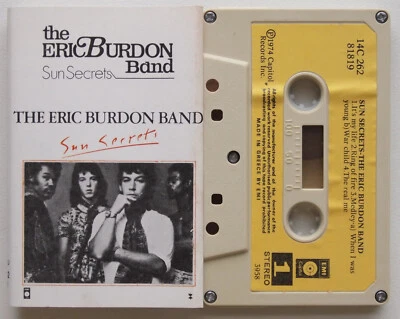 ERIC BURDON BAND - SUN SECRETS (EMI 14C26218119) 1974 GREECE CASSETTE ANIMALS - Image 1 of 3