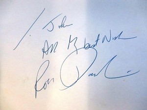 EASTENDERS autographs. Ross Davidson - Shirley Cheriton (Andy & Debs) SIGNED