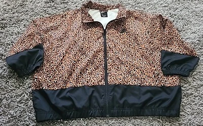 Chaqueta tejida para mujer Nike Sportswear con estampado animal, talla XL Foto 1 de 4