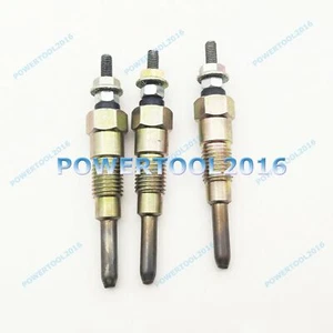 New Higher Quality 3 pcs Glow Plug For Yanmar 2TNV70 3TNV70 Engine Repair Parts - Picture 1 of 2