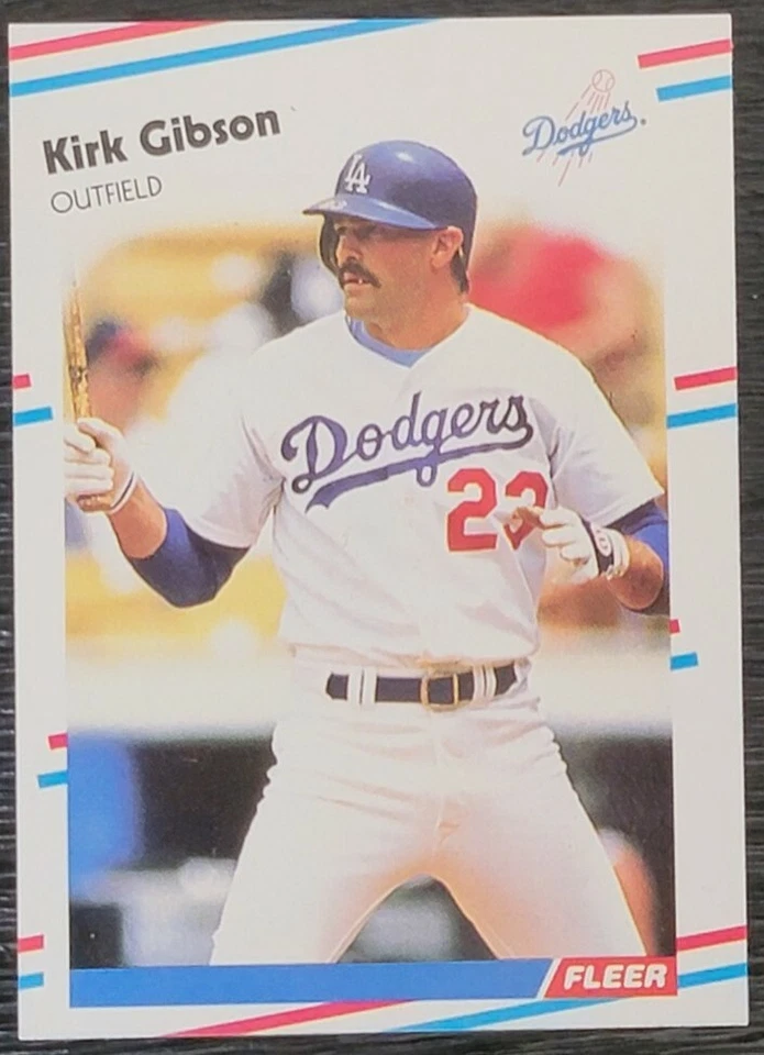 Error card - 1988 Fleer Update #U-93 Kirk Gibson - Image 1 of 3