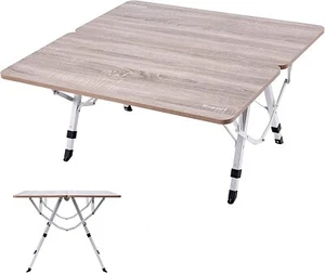 Trizari flacher klappbarer Outdoor Tisch - leichter tragbarer Campingtisch mit Adju - Bild 1 von 7